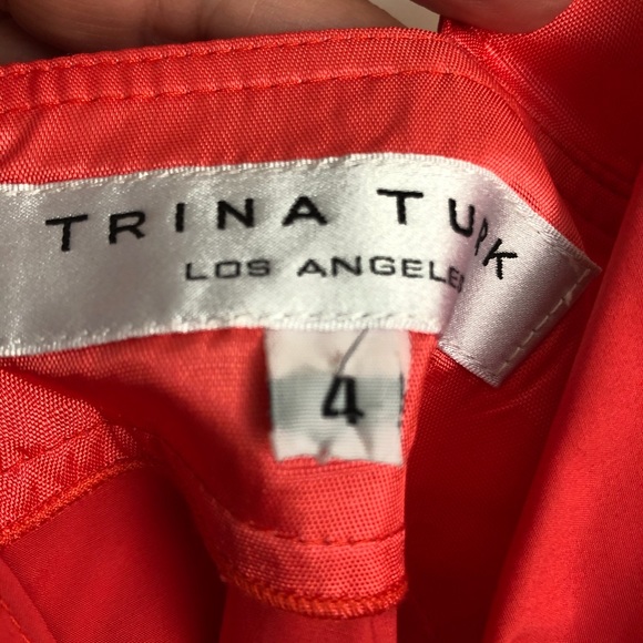 Trina Turk Coral Halter w/ Bow - Picture 4 of 6